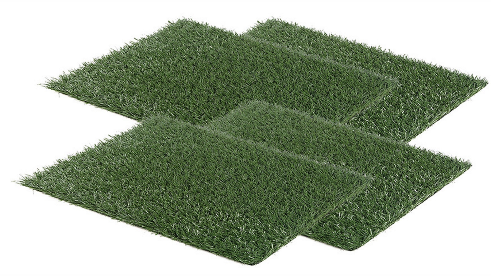 Paw Mate Toilet Training Grass Mat 58.5cm x 46cm - 4 Pack
