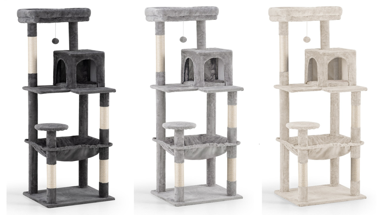 Petzly 142cm Cat Tree Tower