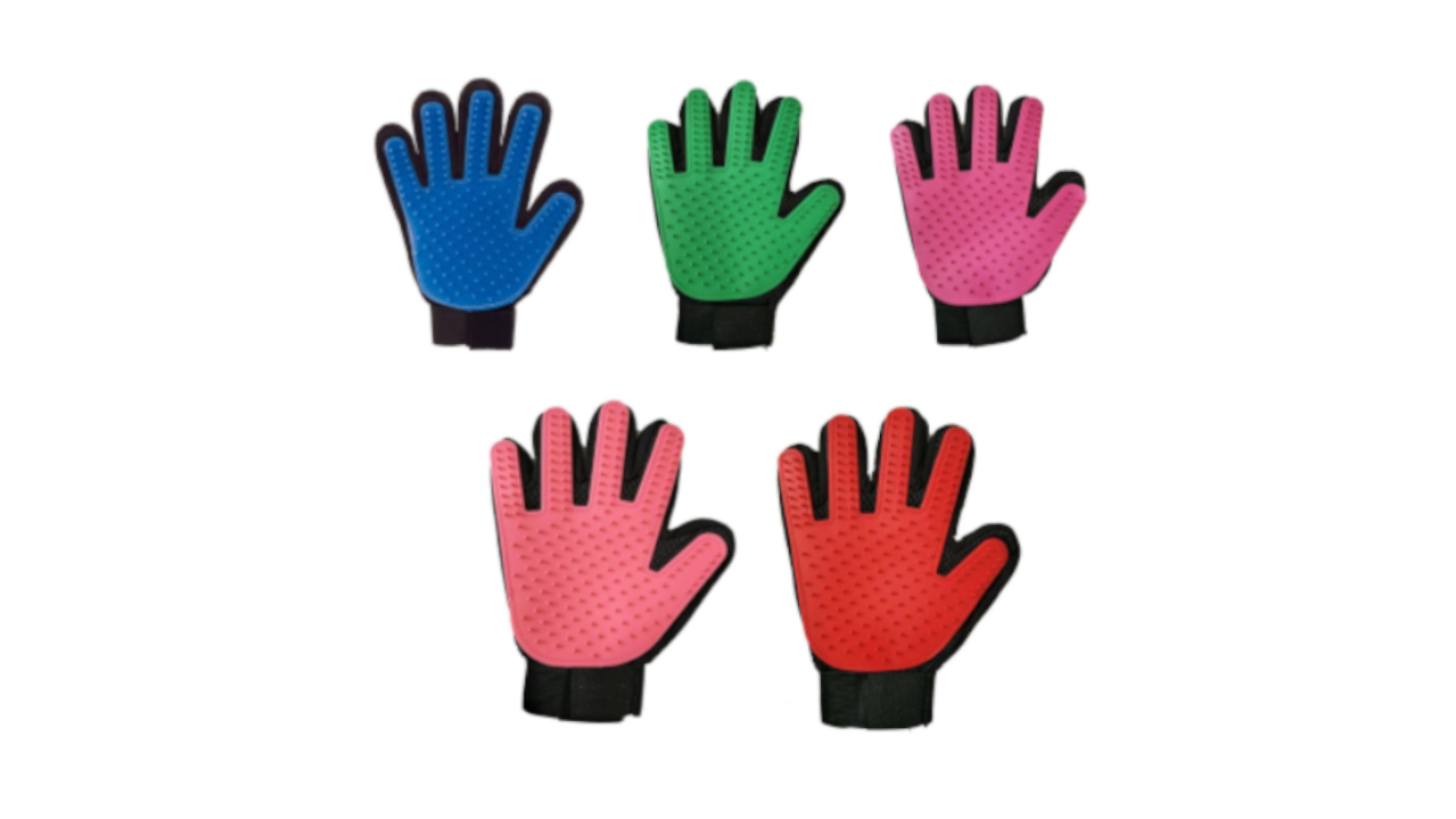 HOD Set of 5 Cleaning Right Hand Magic Glove Pet Grooming Blue Harvey Norman