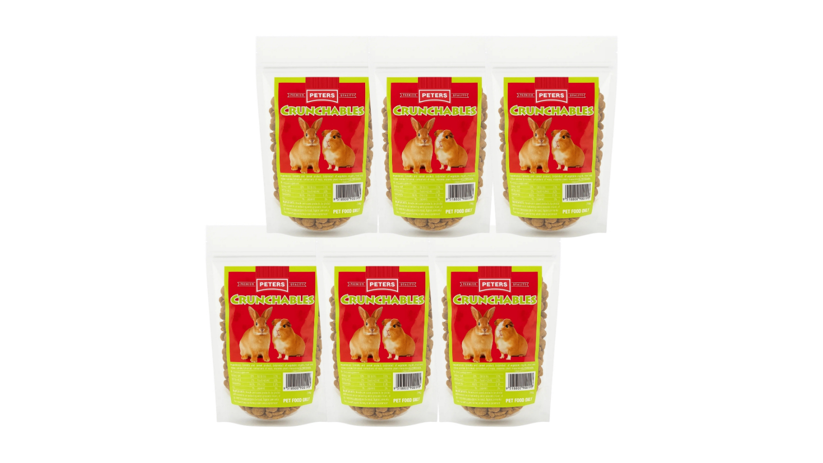 Peters 6 Piece Crunchables - 250g