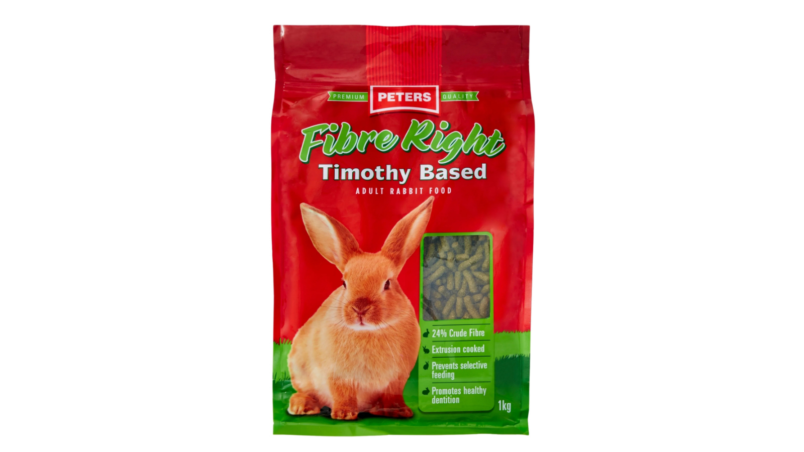 Peters Fibre Right Adult Rabbit - 1kg