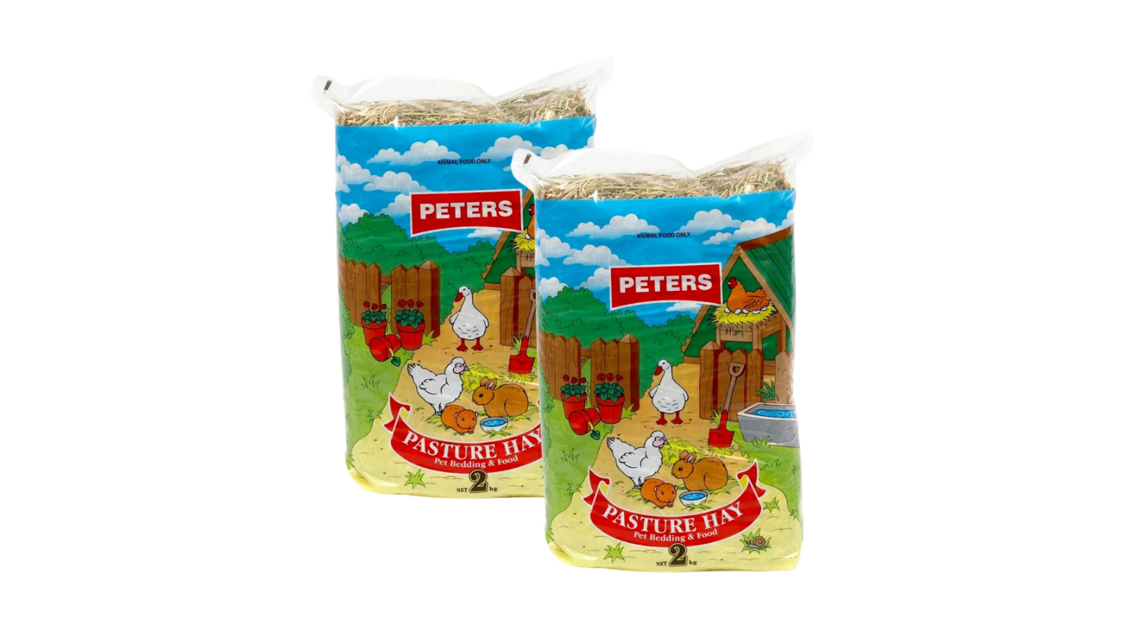 Peters 2 Piece Bedding Hay - 2kg