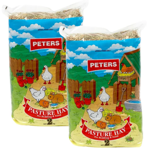 Peters 2 Piece Bedding Hay - 2kg