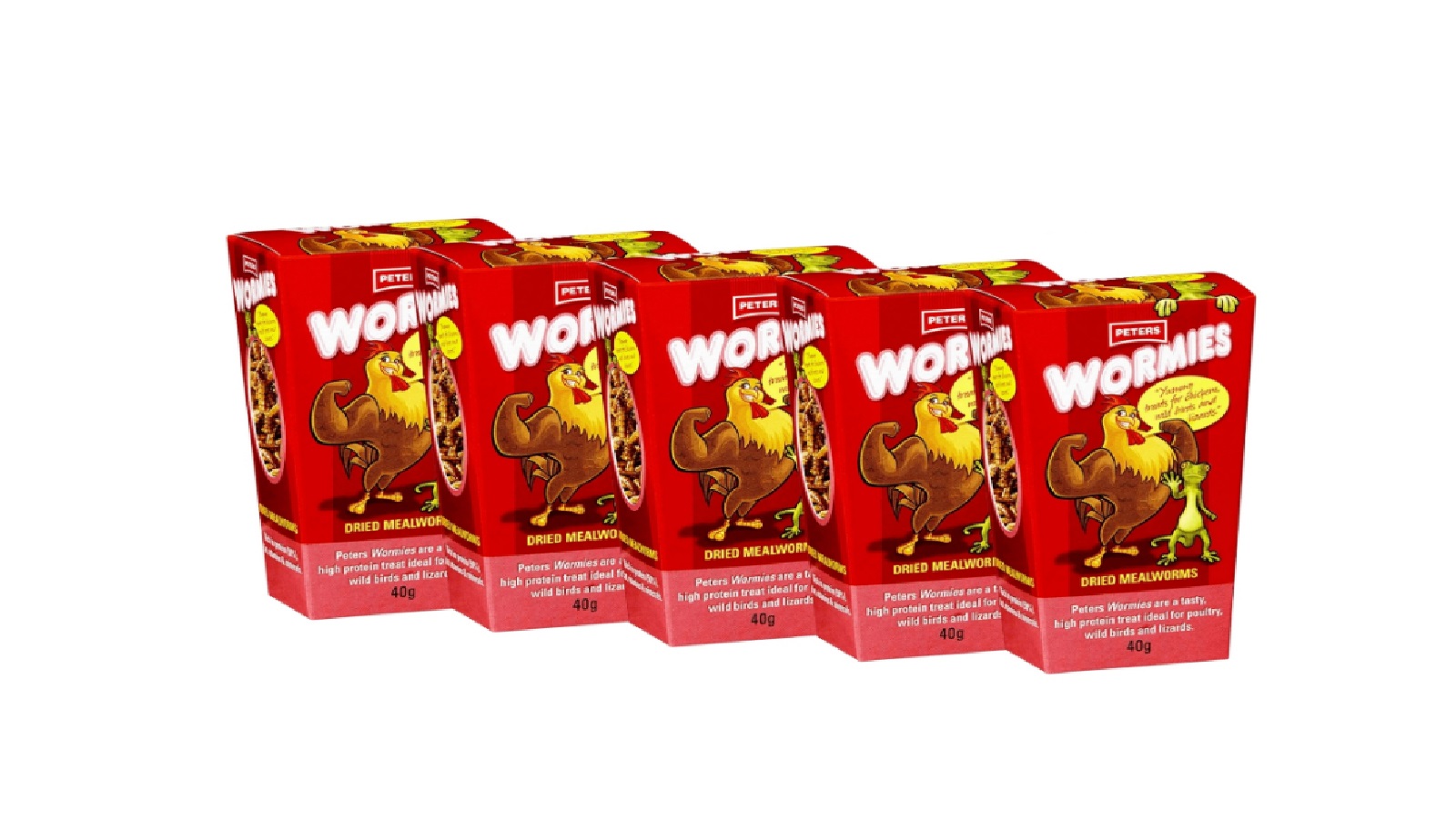 Peters 5 Piece Wormies - 40g
