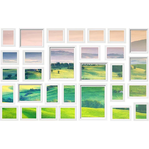 Artiss 30 Pieces Photo Frame Wall Set - White