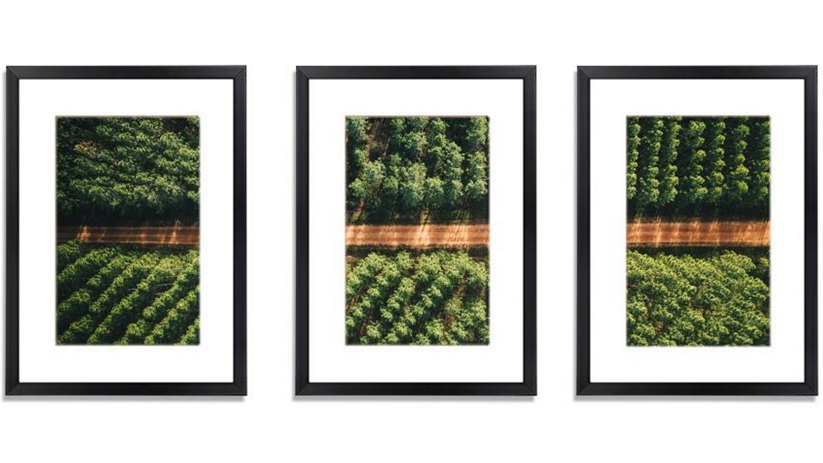Artiss Set of 3 A3 Photo Frame - Black