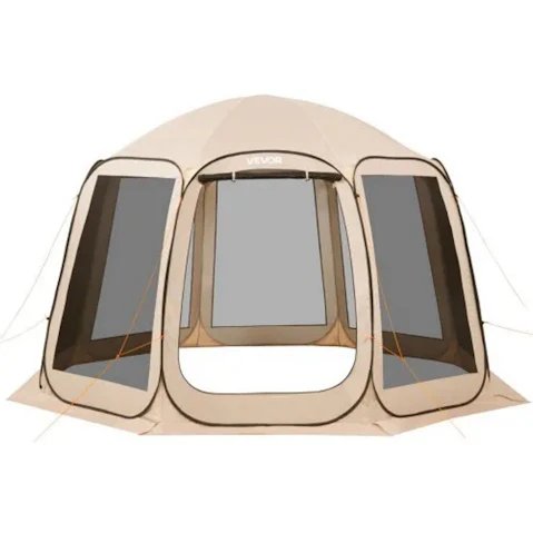 Vevor 366 x 338 x 230cm 10 - 12 Person Screen House Tent Pop Up Screen Tent