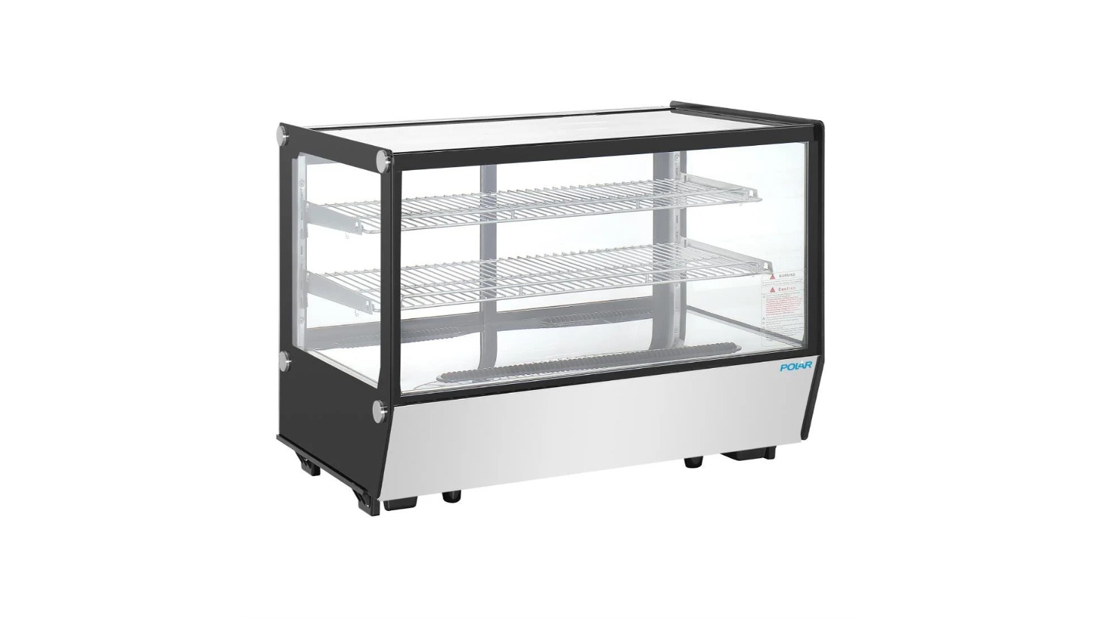 Polar PG004-A G-Series Counter Display Merchandiser Square Glass - 160L