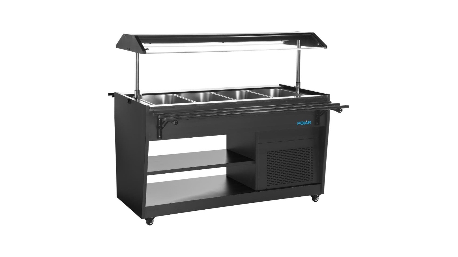 Polar PG007-A G-Series Refrigerated Buffet Bar - Black