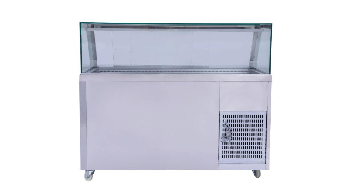 Thermaster PG150FA-XG Commercial Cold Salad and Noodle Bar 4x1/1 GN Pan