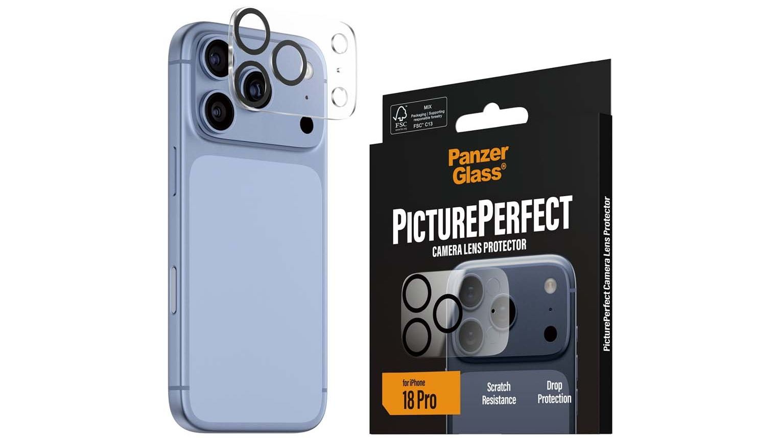 PanzerGlass PicturePerfect Camera Lens Protector for iPhone 18 Pro
