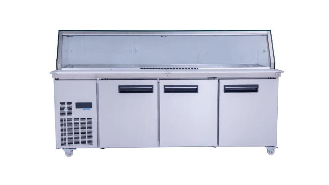 Thermaster PG210FA-XG Commercial Cold Salad and Noodle Bar 6x1/1 GN Pan