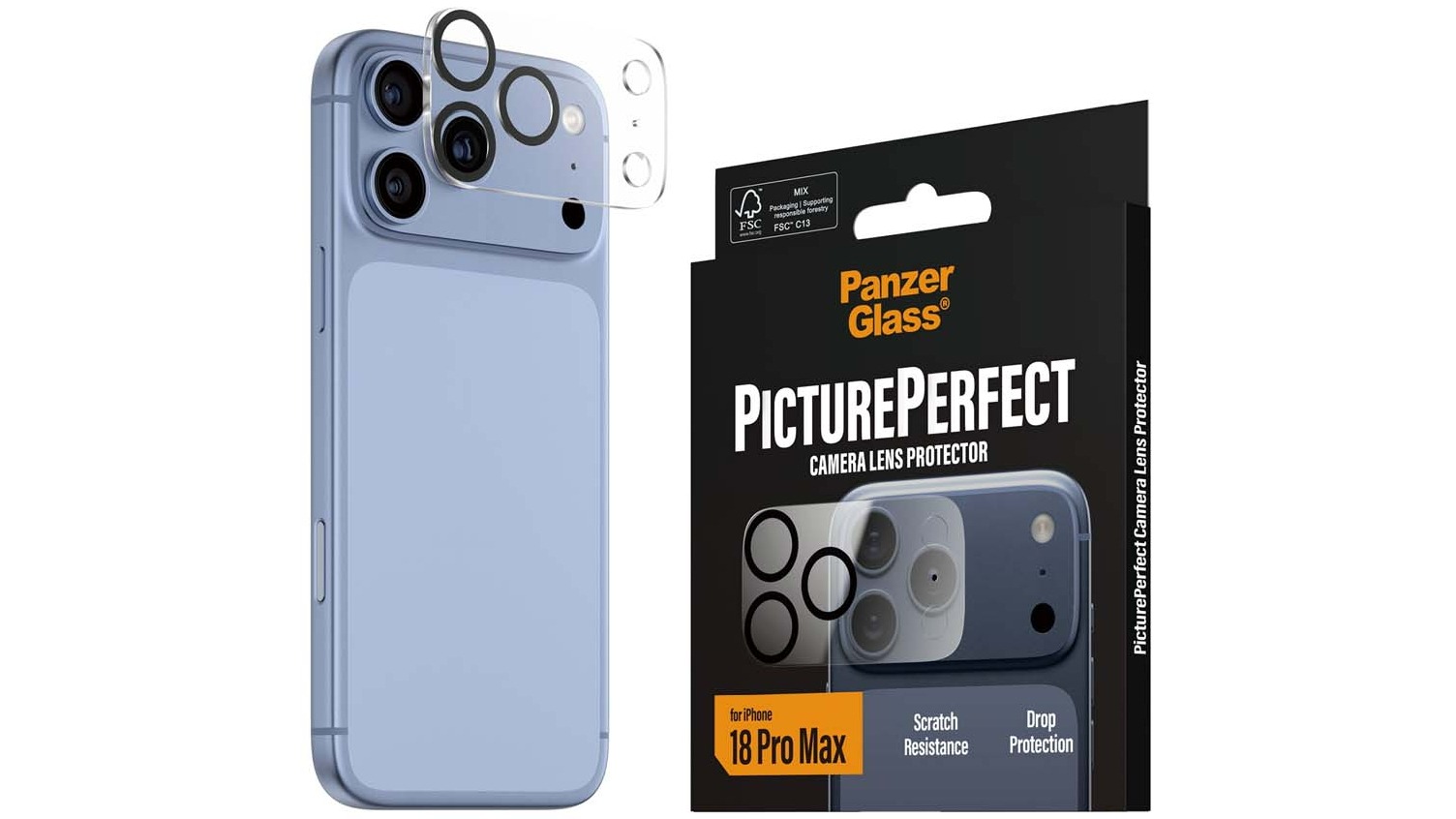 PanzerGlass PicturePerfect Camera Lens Protector for iPhone 18 Pro Max