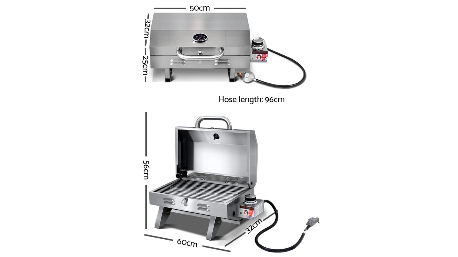 Grillz Portable Gas BBQ Harvey Norman