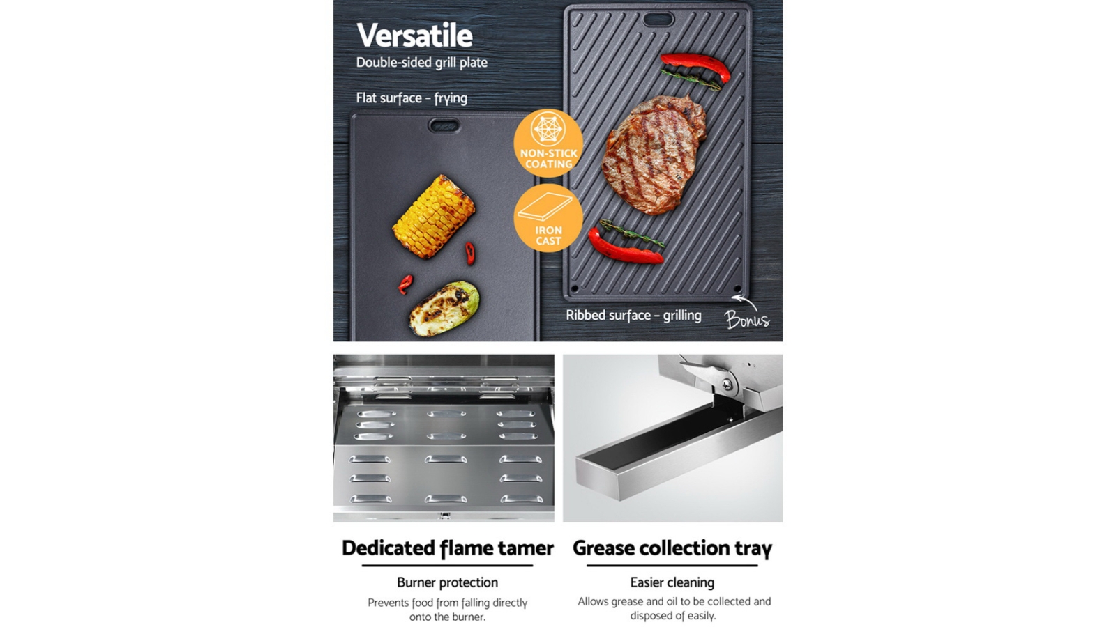 Grillz Portable Gas BBQ Harvey Norman