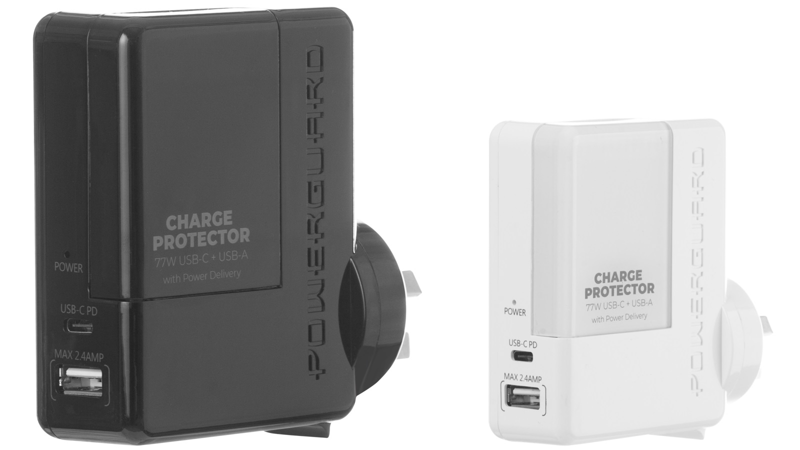 Powerguard 77W USB-C + USB-A Charge Protector with Power Delivery