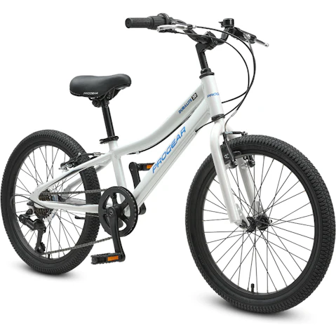 Progear 20cm DuraLite 7 Speed Kids Bike - Pearl White