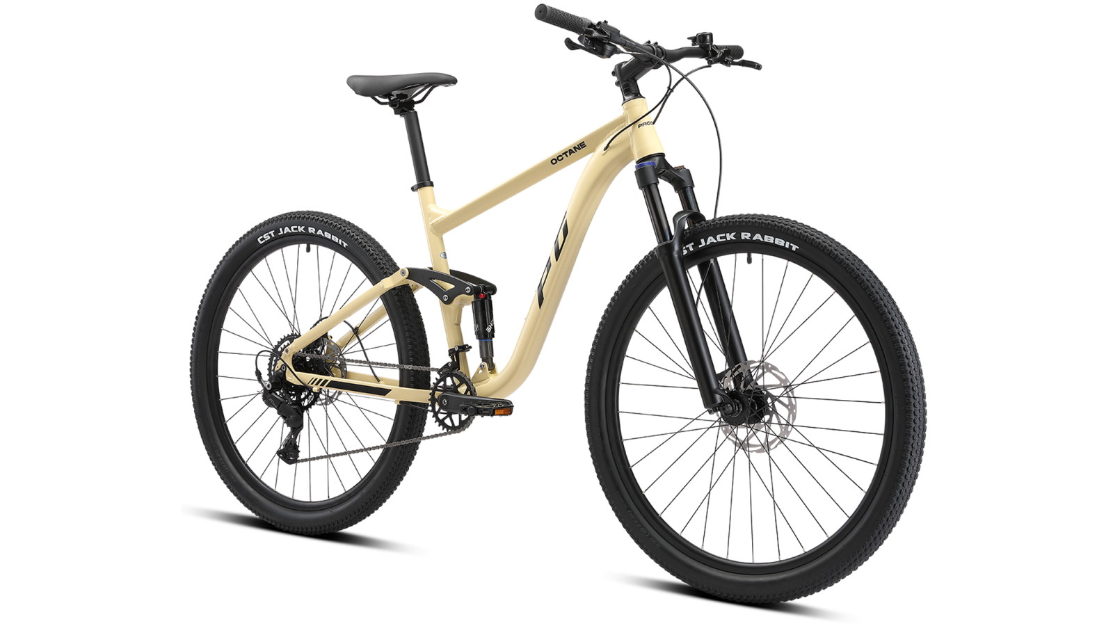 Progear 17-inch Octane Dual Suspension Mountain Bike - Sahara