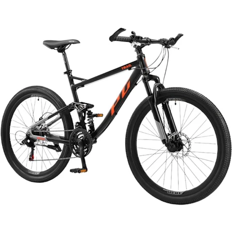 Progear Black Ember Trail Dual Suspension MTB Road Bike