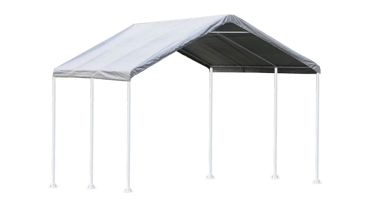 Flyline Portable Carport Garage Canopy Shelter - 10 x 20ft