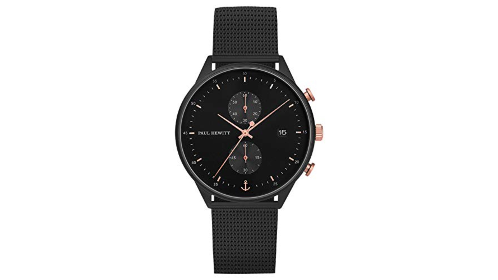 Paul Hewitt Sunray Mesh Watch - Black