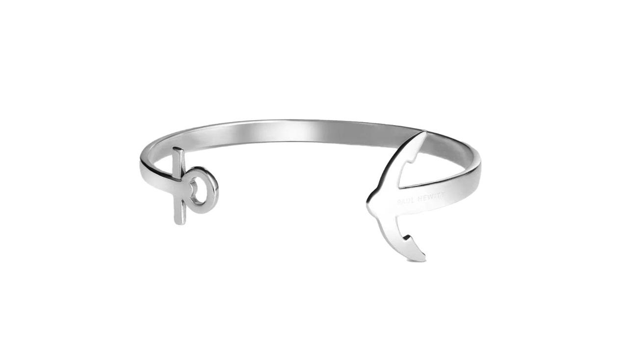 Paul Hewitt Large Ancuff Ladies Bracelet - Silver