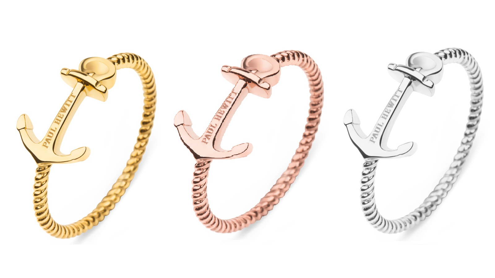 Paul Hewitt Anchor Rope Ring 54 Bracelet