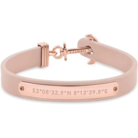 Paul Hewitt Signum Female Coordinates Rose Gold/Nude Bracelet