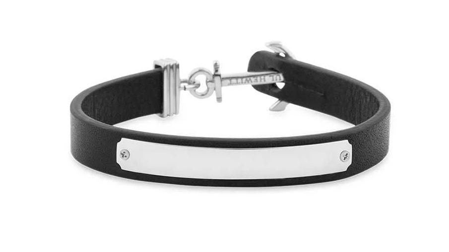 Paul Hewitt Silver/Black Signum Female Coordinates Bracelet - X-Small