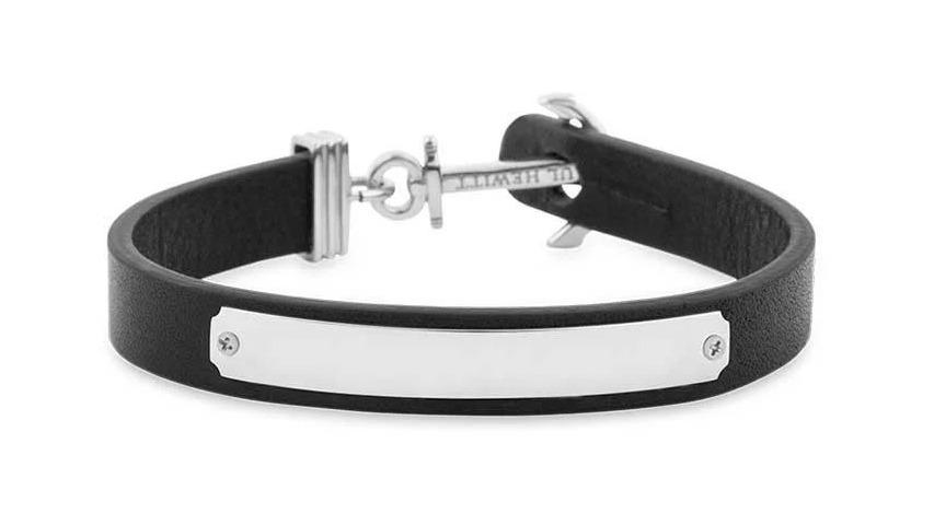 Paul Hewitt Silver/Black Signum Female Coordinates Bracelet