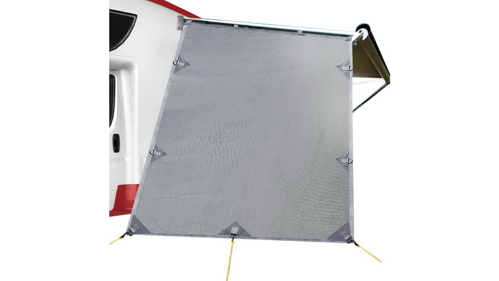 Weisshorn Grey Caravan Privacy Screen - 1.95 x 2.2m