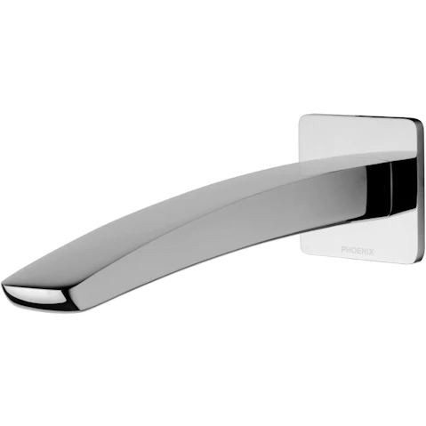Phoenix Rush 180mm Wall Basin Outlet - Chrome