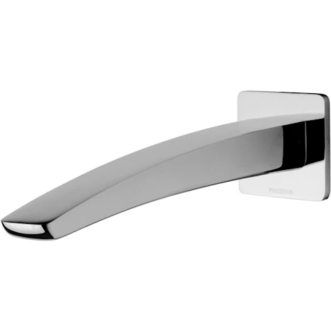 Phoenix Rush 230mm Wall Bath Outlet - Chrome
