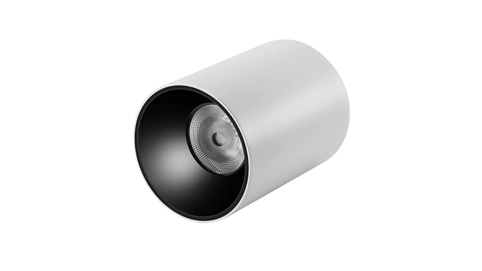 Eli & Co. Lighting Faro 15W Surface Mounted LED Cylinder Downlight - White
