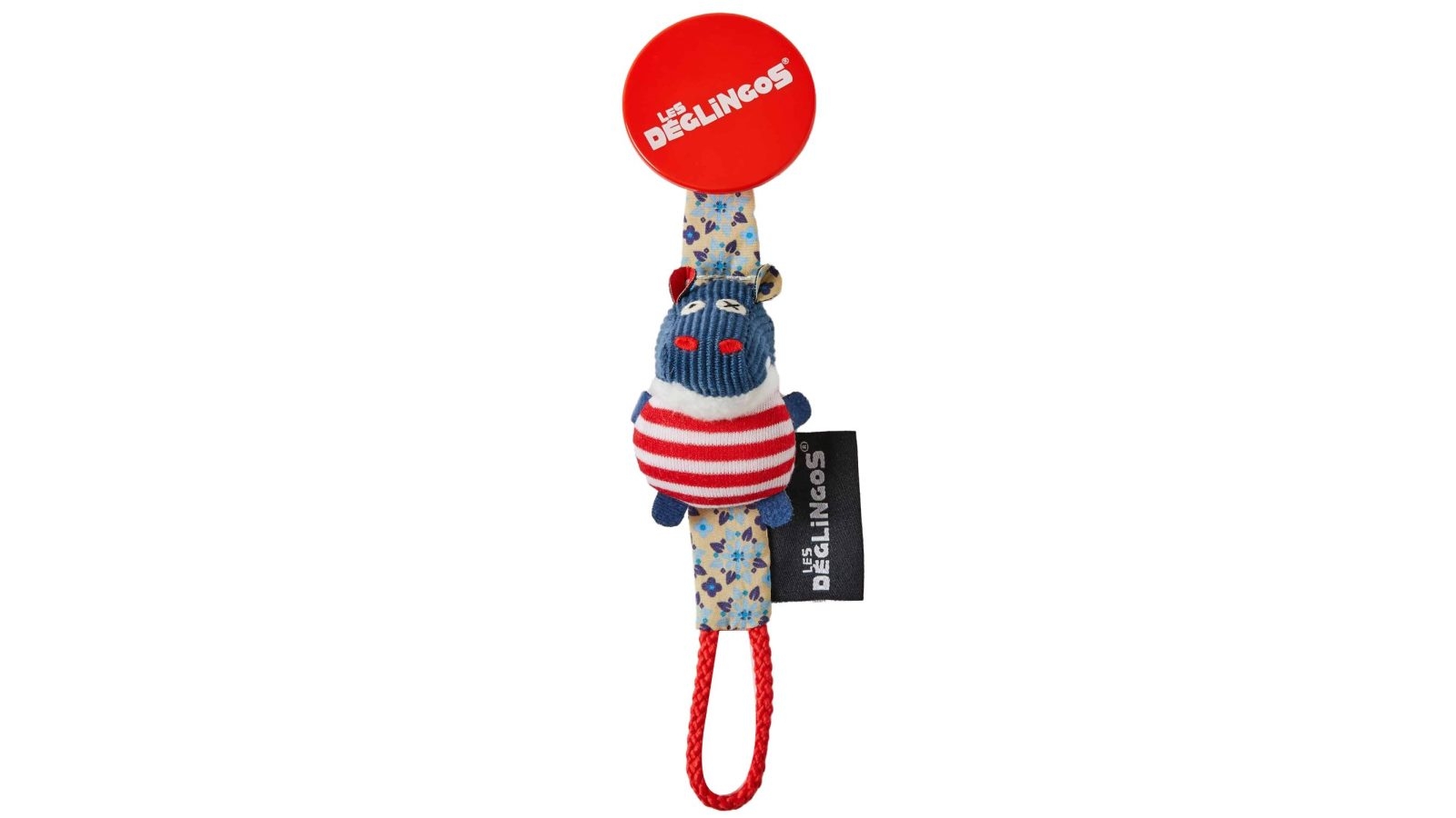 Les Deglingos Baby Hippo Dummy Clip