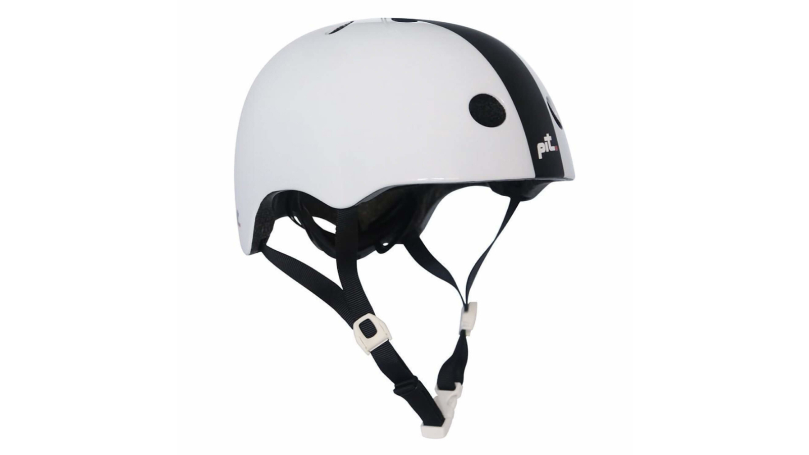 Pit Large/X-Large Fits 58-62cm Bike Helmet - Gloss White/Matte Black