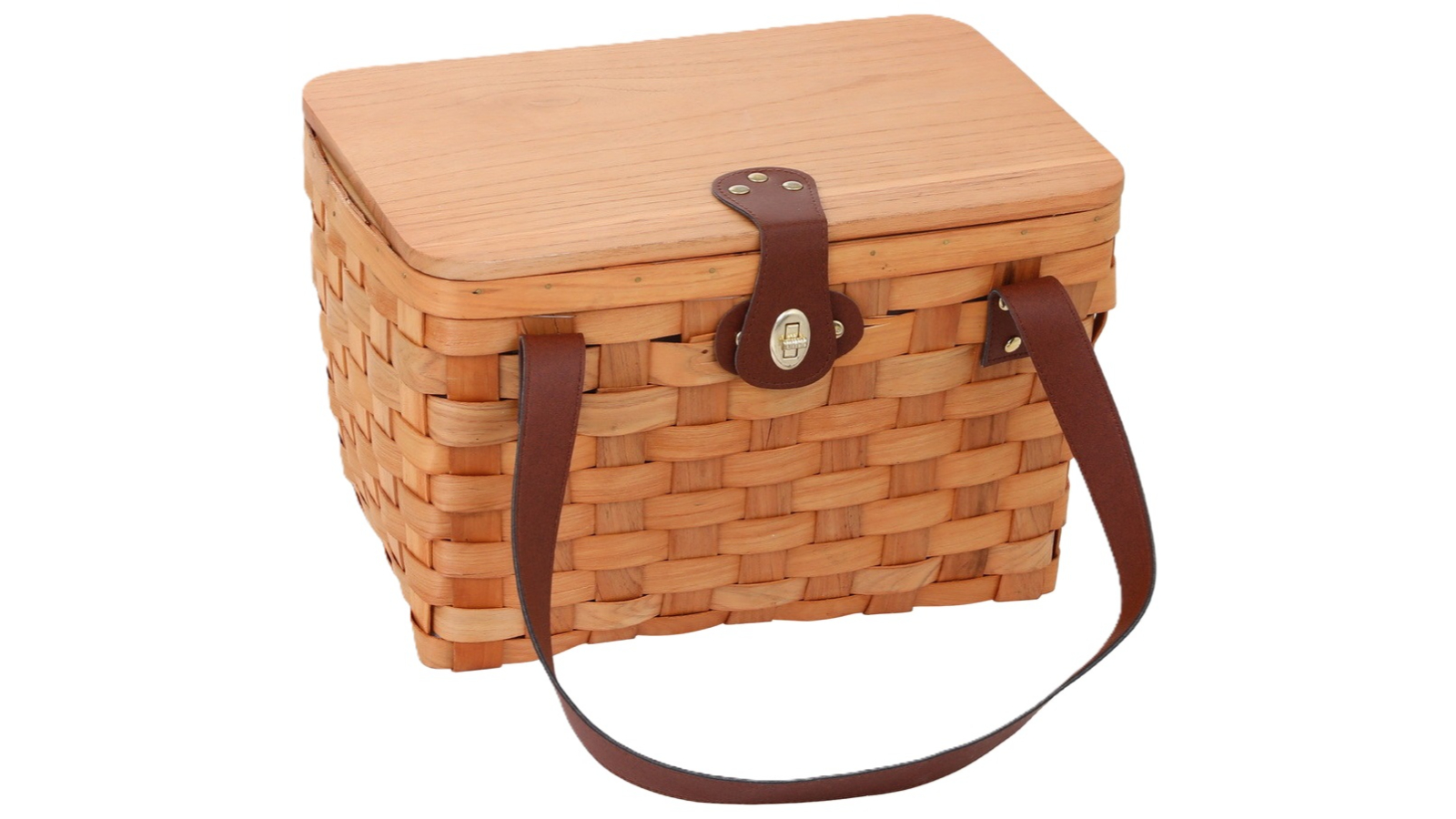Alfresco 2 Person Wooden Picnic Basket Set