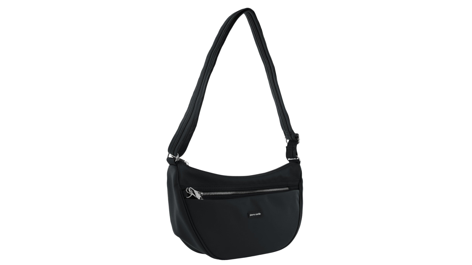 Pierre Cardin 33 x 13 x 20cm Nylon Anti-Theft Cross Body-Bag - Black