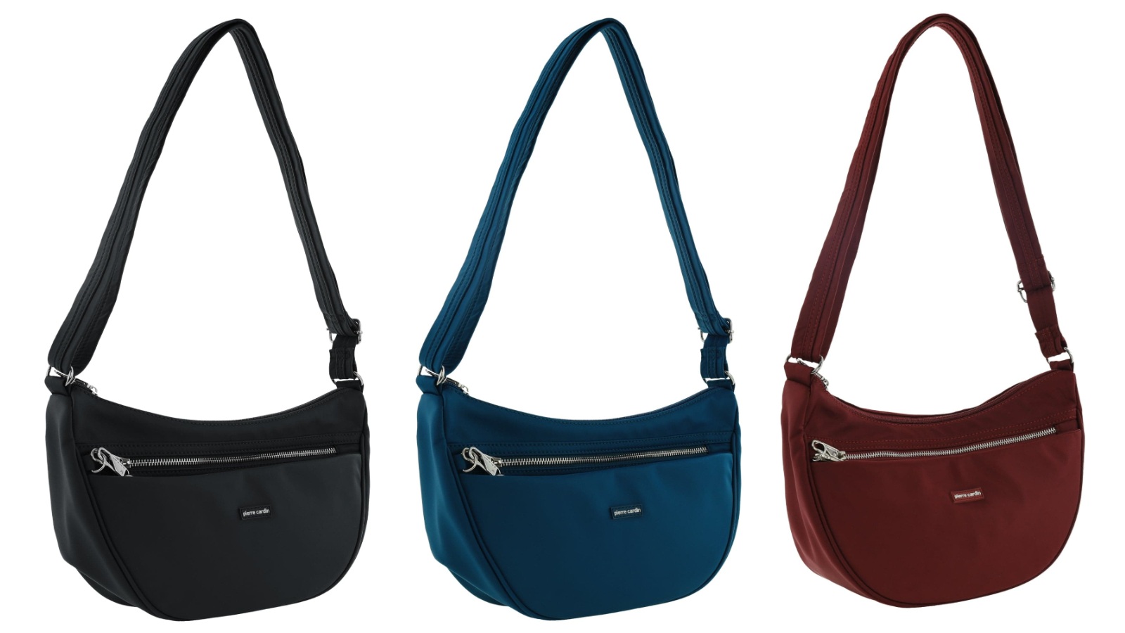 Pierre Cardin 33 x 13 x 20cm Nylon Anti-Theft Cross Body-Bag