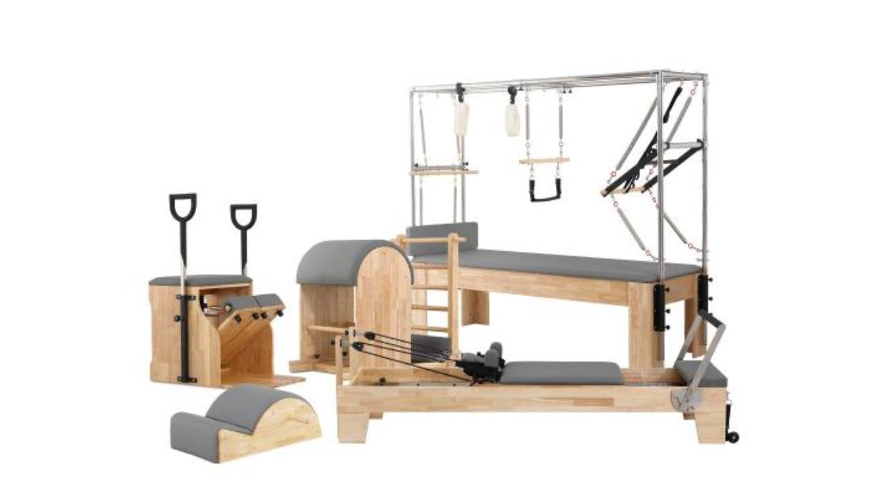 Eeeza 5 Piece Trapeze Table Reformer Chair Spine Corrector Pilates Machine Set