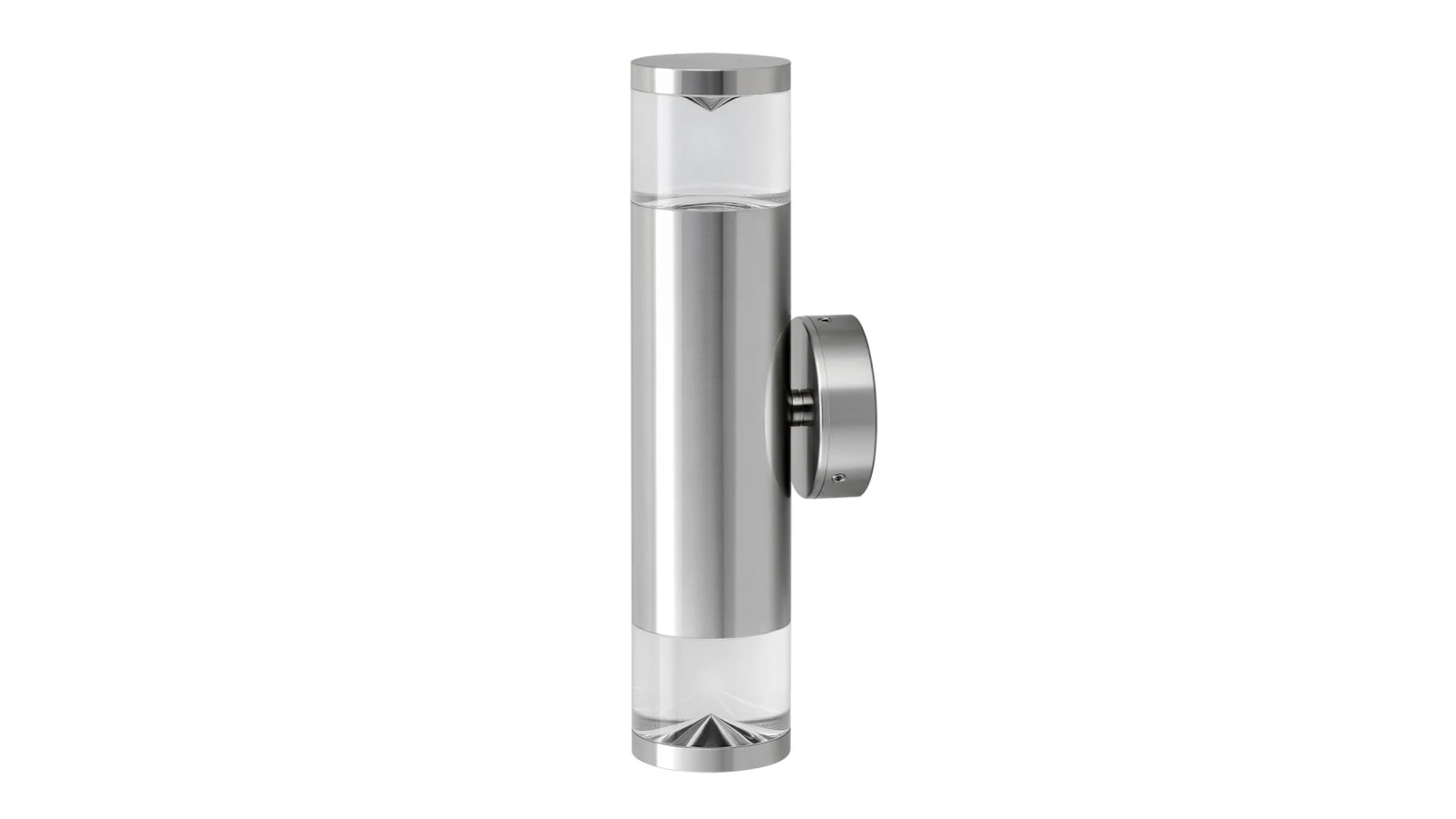 Phare IP65 Up/Down 12V MR16 Round Back Plate Anti-Glare Pillar Light - Titanium