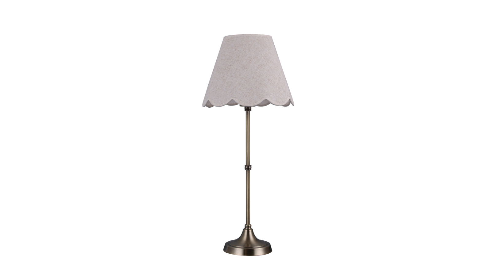 Luminea Pilon Classic Table Lamp - Antique Brass