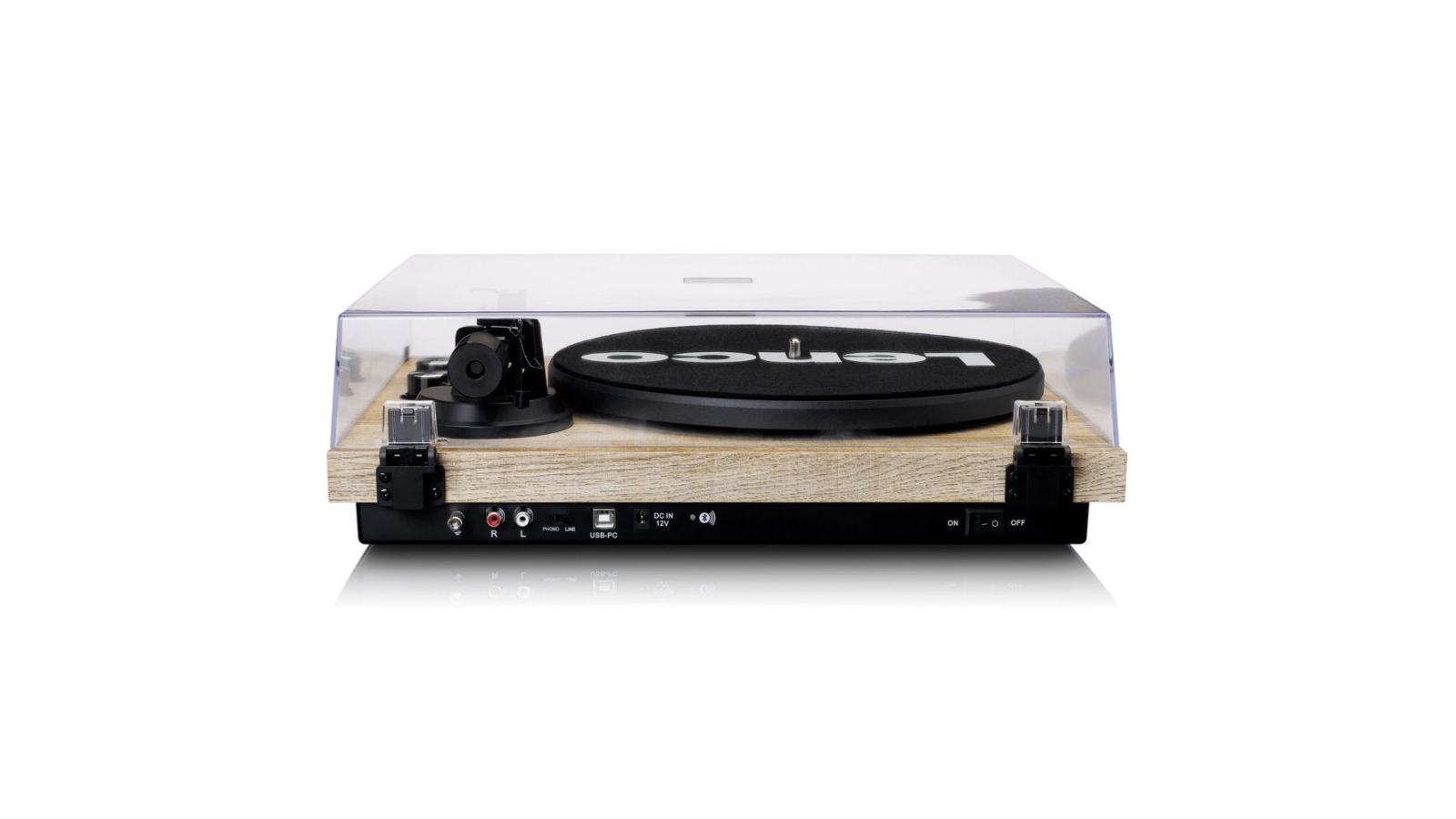 Lenco Turntable with Bluetooth Transmission Pine Harvey Norman