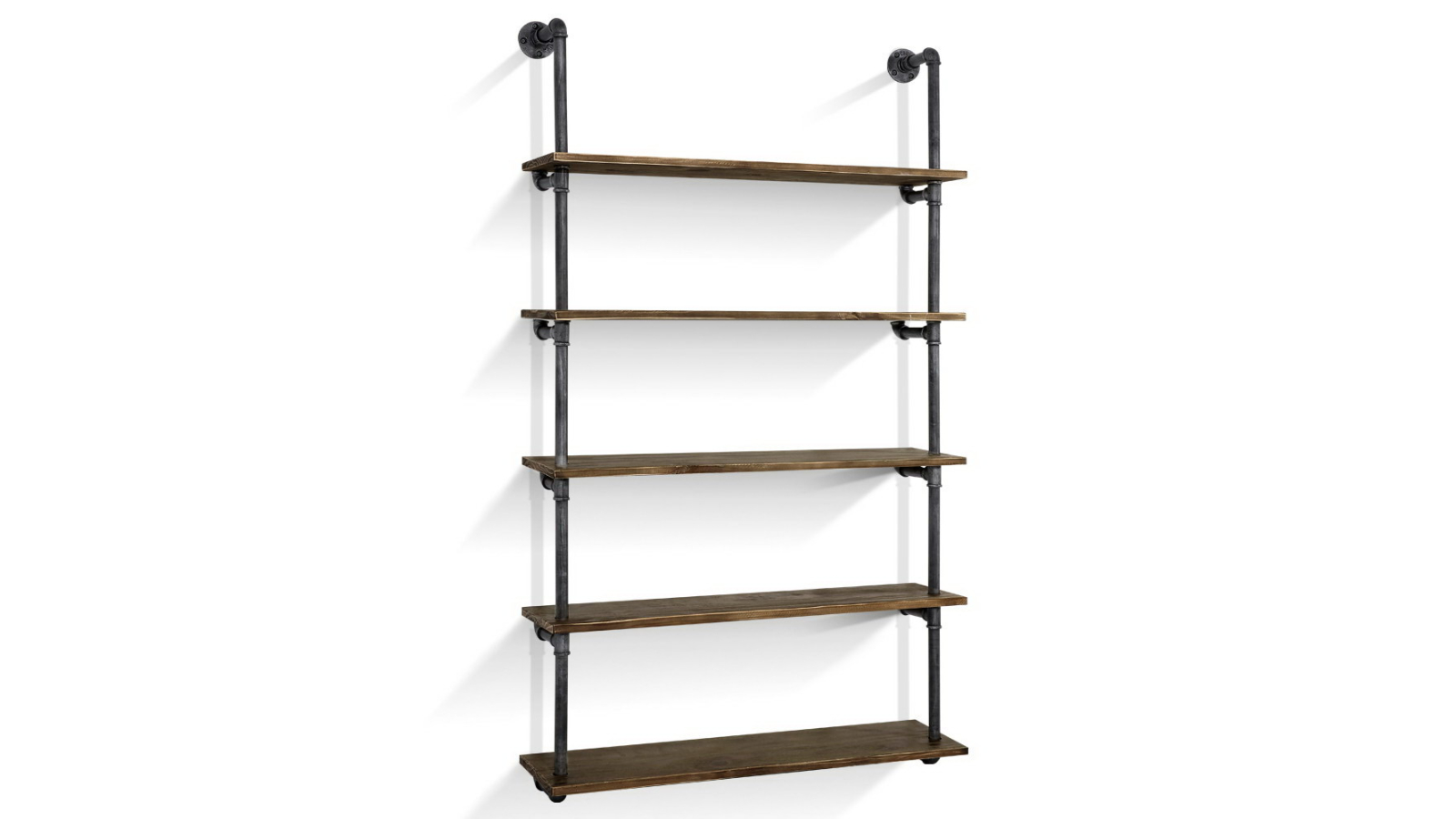 Artiss DIY Pipe Shelves Bracket Rustic Display Industrial Floating Wall