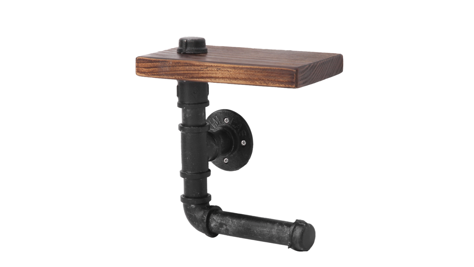Artiss Pipe Shelf DIY Vintage Bracket Industrial Paper Holder Wall Shelves