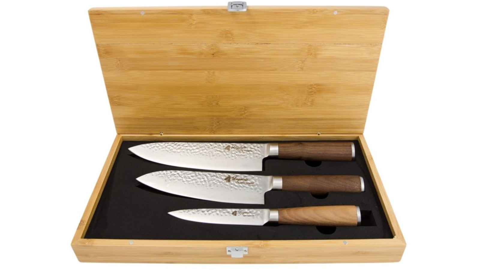 Laguiole By Louis Thiers 3 Piece Artisan Kitchen Knife Set