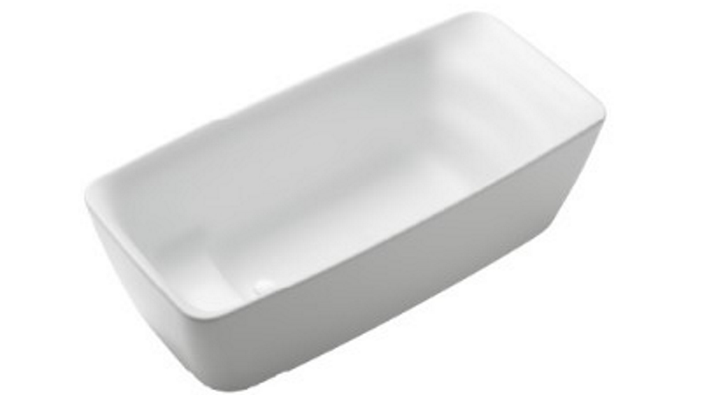 Toto Galalato 1700 Marble Freestanding Bath - Matte White