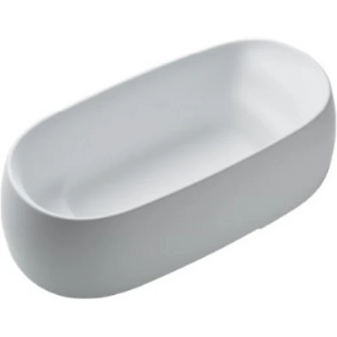 Toto Galalato 1695 Marble Freestanding Bath - Matte White