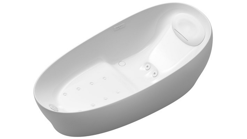 Toto Galalato Freestanding Bath - Gloss White