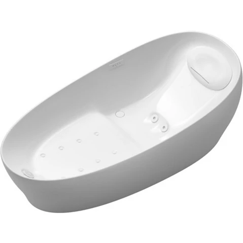 Toto Galalato Freestanding Bath - Gloss White